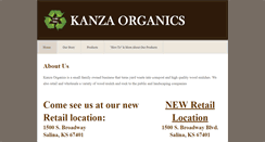 Desktop Screenshot of kanzaorganics.com