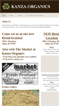 Mobile Screenshot of kanzaorganics.com